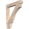 Ekena Millwork Balboa Arts & Crafts Smooth Outlooker, Douglas Fir, 7 1/2"W x 48"D x 48"H OUT08X48X48BOA03SDF - alternate 1